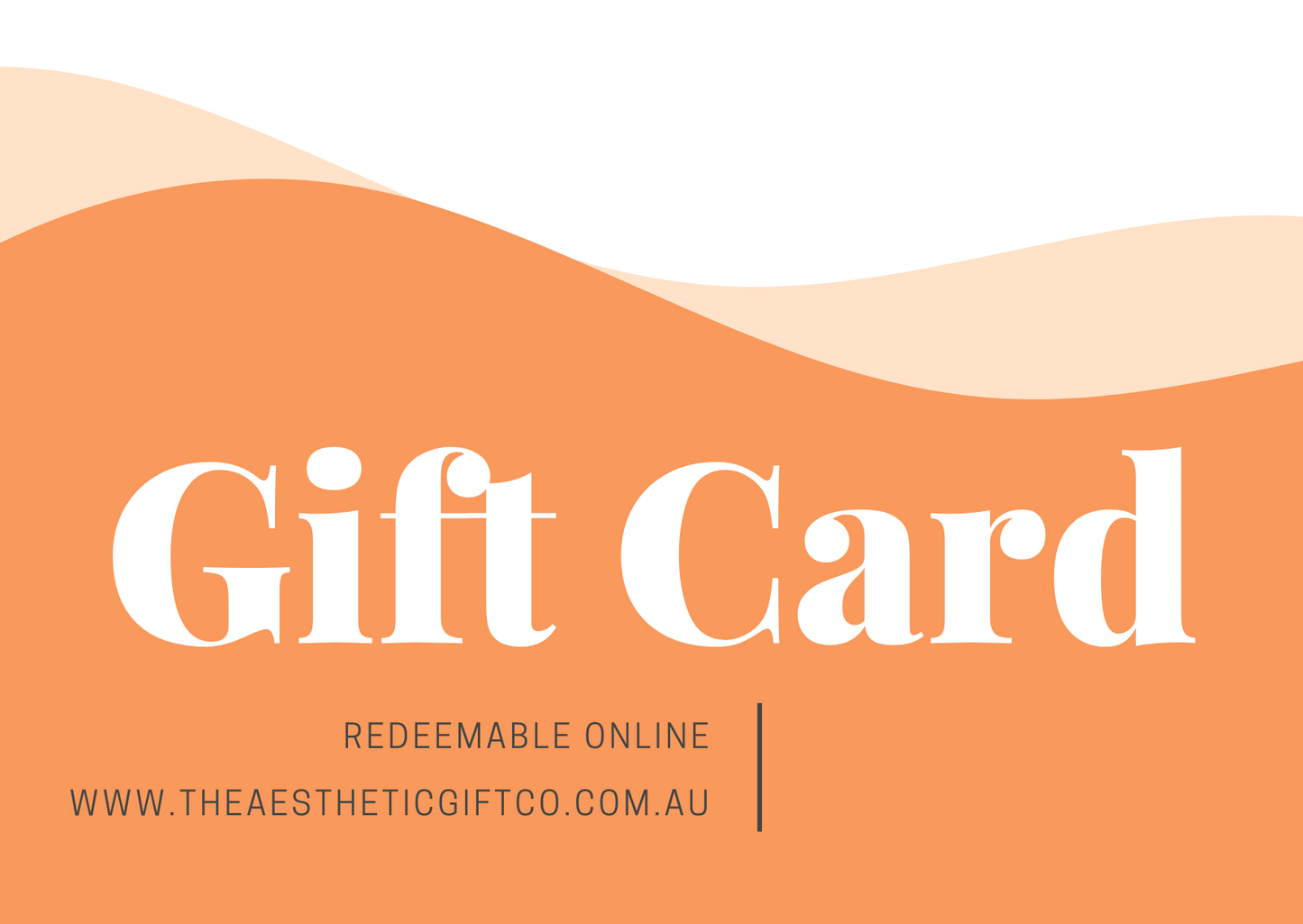 Digital Gift Card - Premium  from The Aesthetic Gift Co - Just $25.00! Shop now at The Aesthetic Gift Co